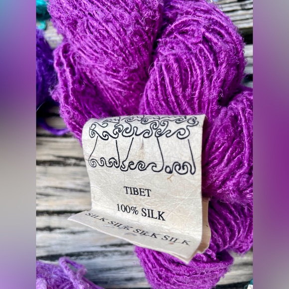 Huge Lot New Preowned 100% Silk Yarn Tibet Overseas Order Authentic Silk Knit - Picture 5 of 13
